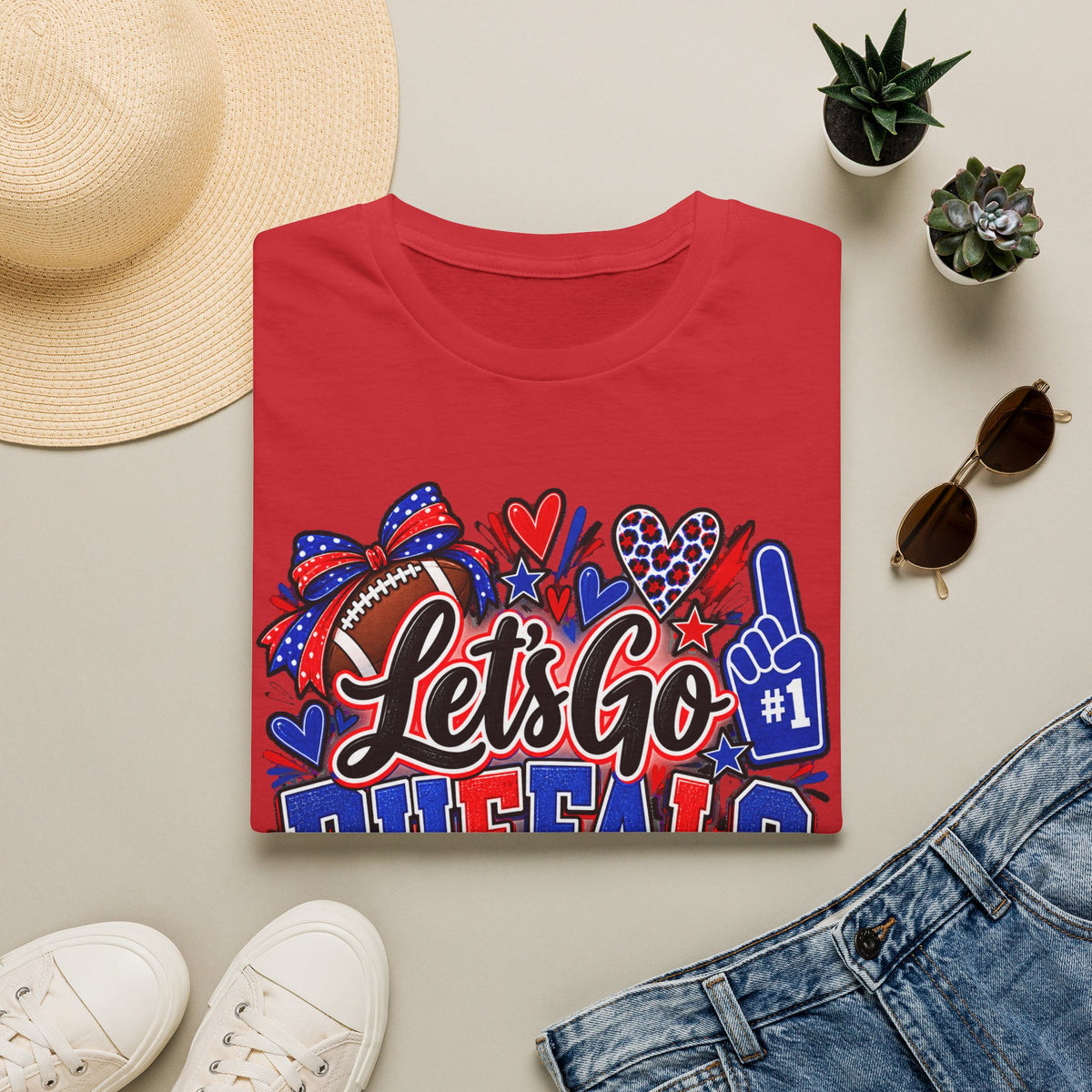 Let's Go Buffalo T-Shirt — Buffalo Sports Fan Tee