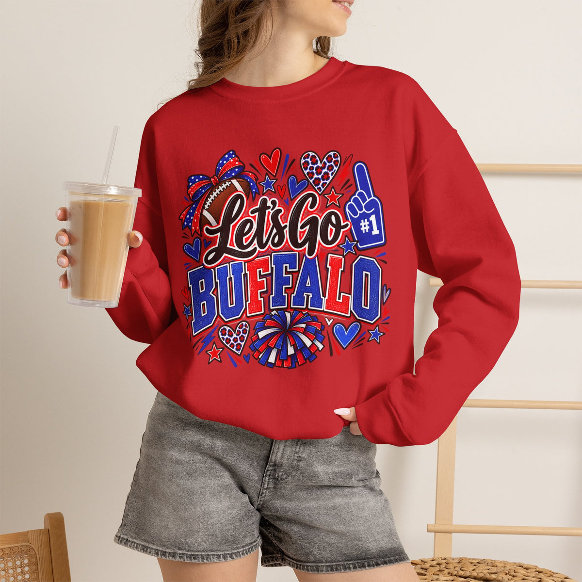 Let's Go Buffalo Crewneck Sweatshirt