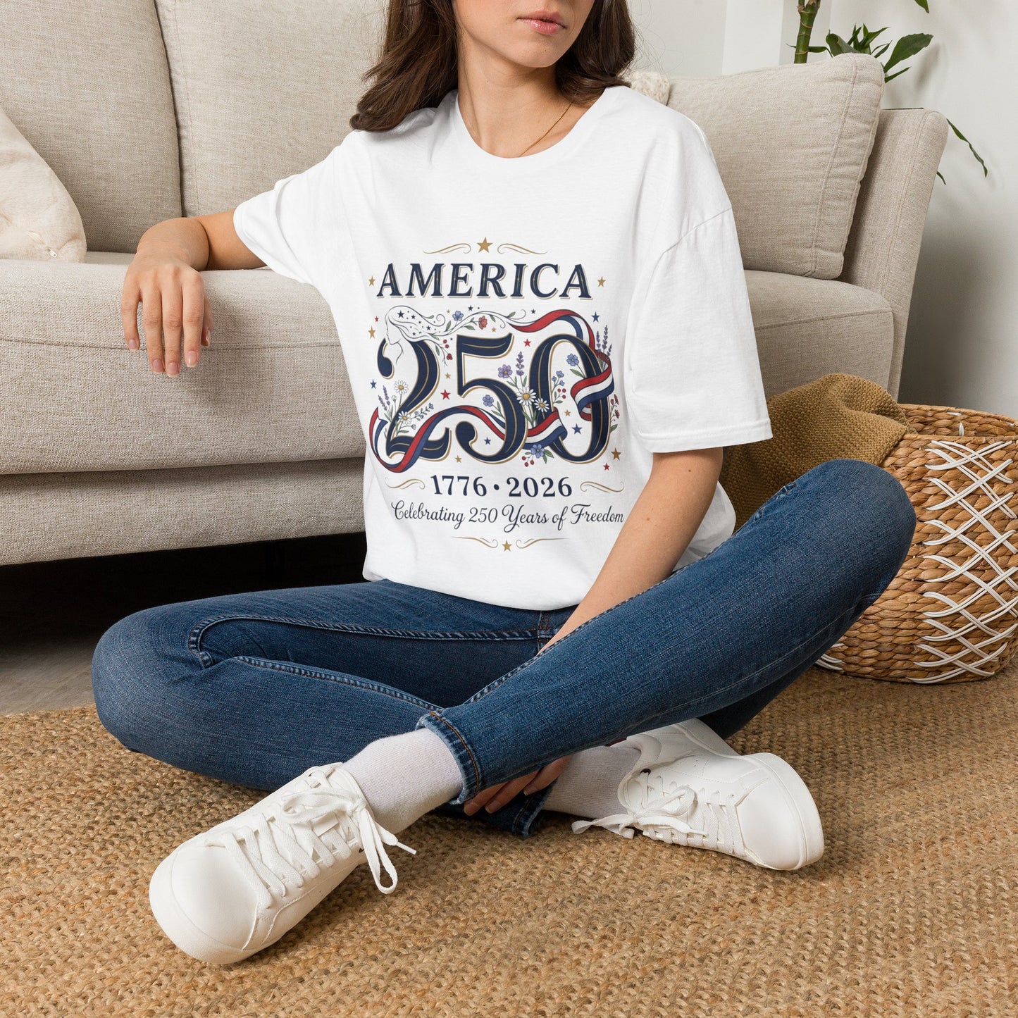 America 250 T-Shirt — 1776-2026 Patriotic Celebration Tee