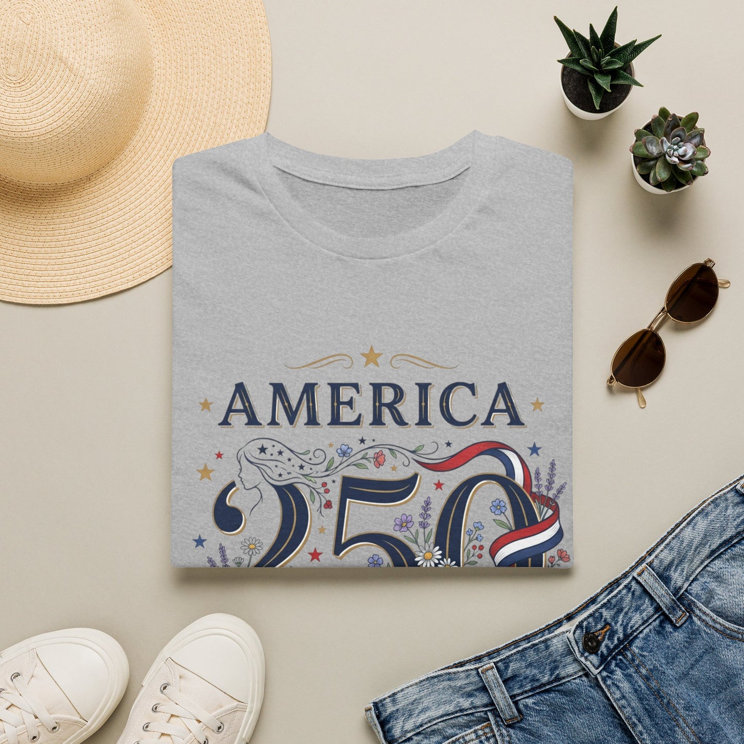 America 250 T-Shirt — 1776-2026 Patriotic Celebration Tee