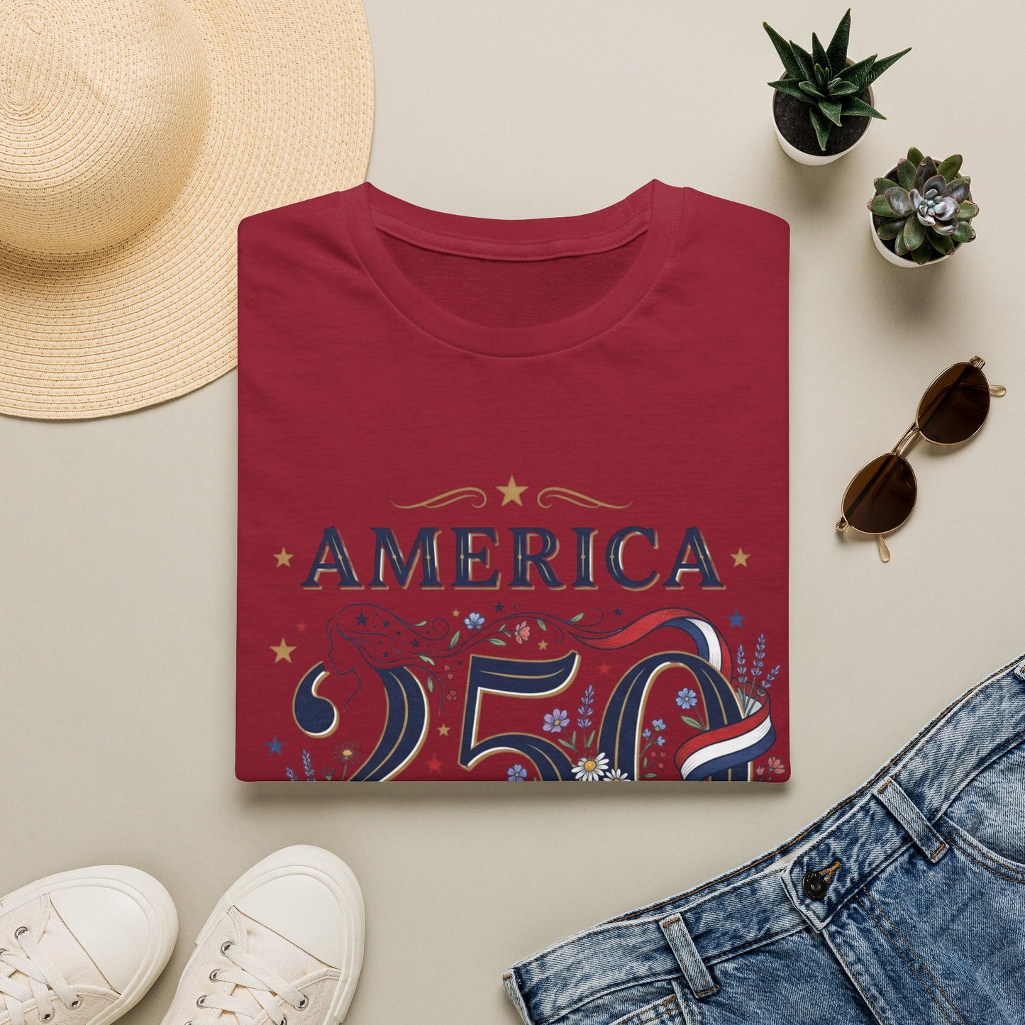 America 250 T-Shirt — 1776-2026 Patriotic Celebration Tee