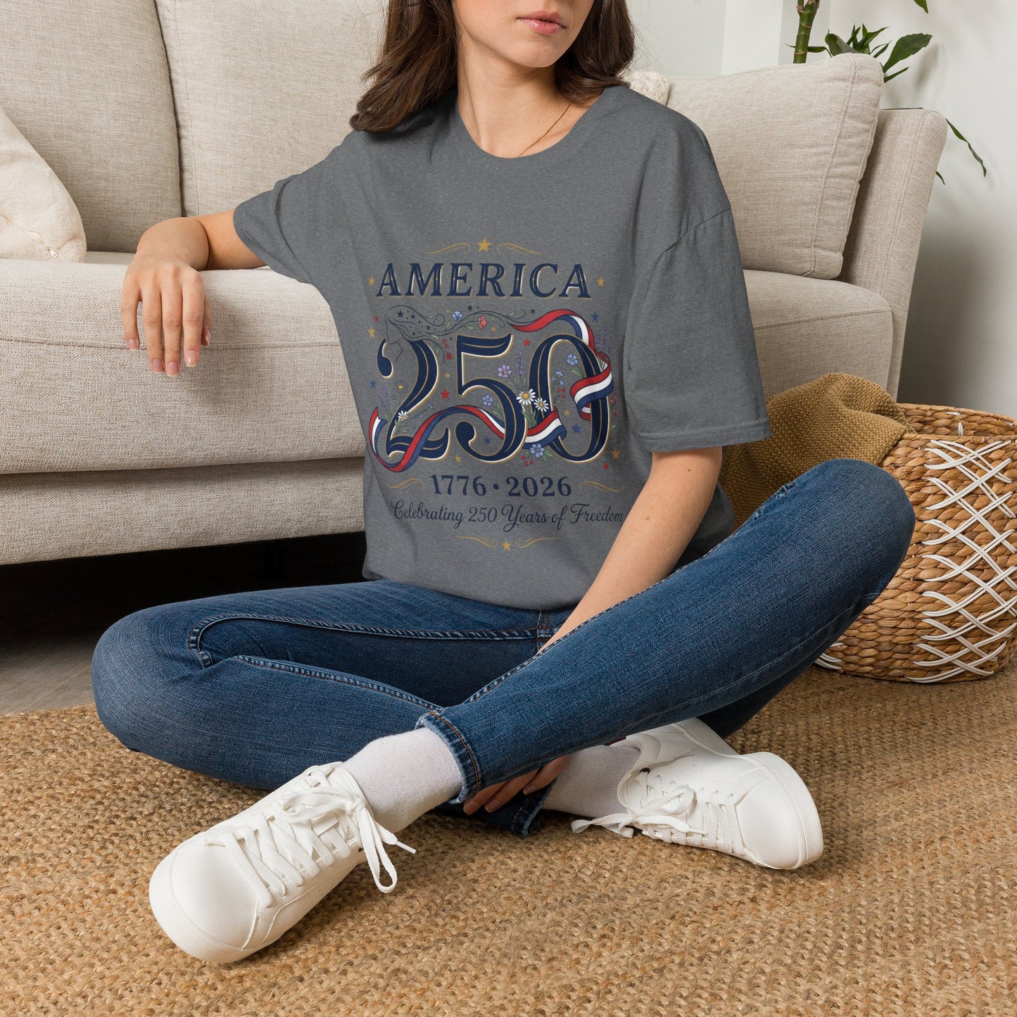 America 250 T-Shirt — 1776-2026 Patriotic Celebration Tee