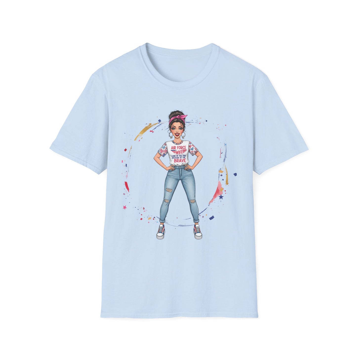Air Force Wife Illustration T-Shirt