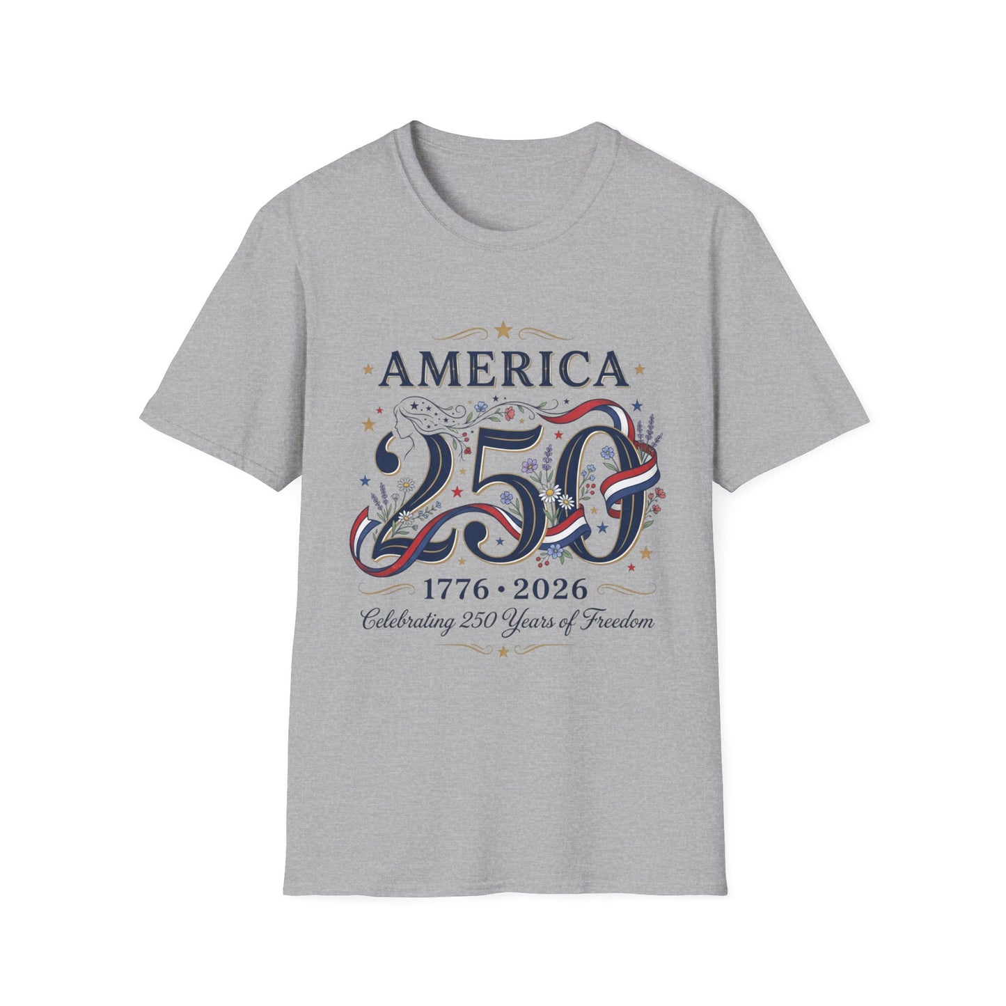 America 250 T-Shirt — 1776-2026 Patriotic Celebration Tee