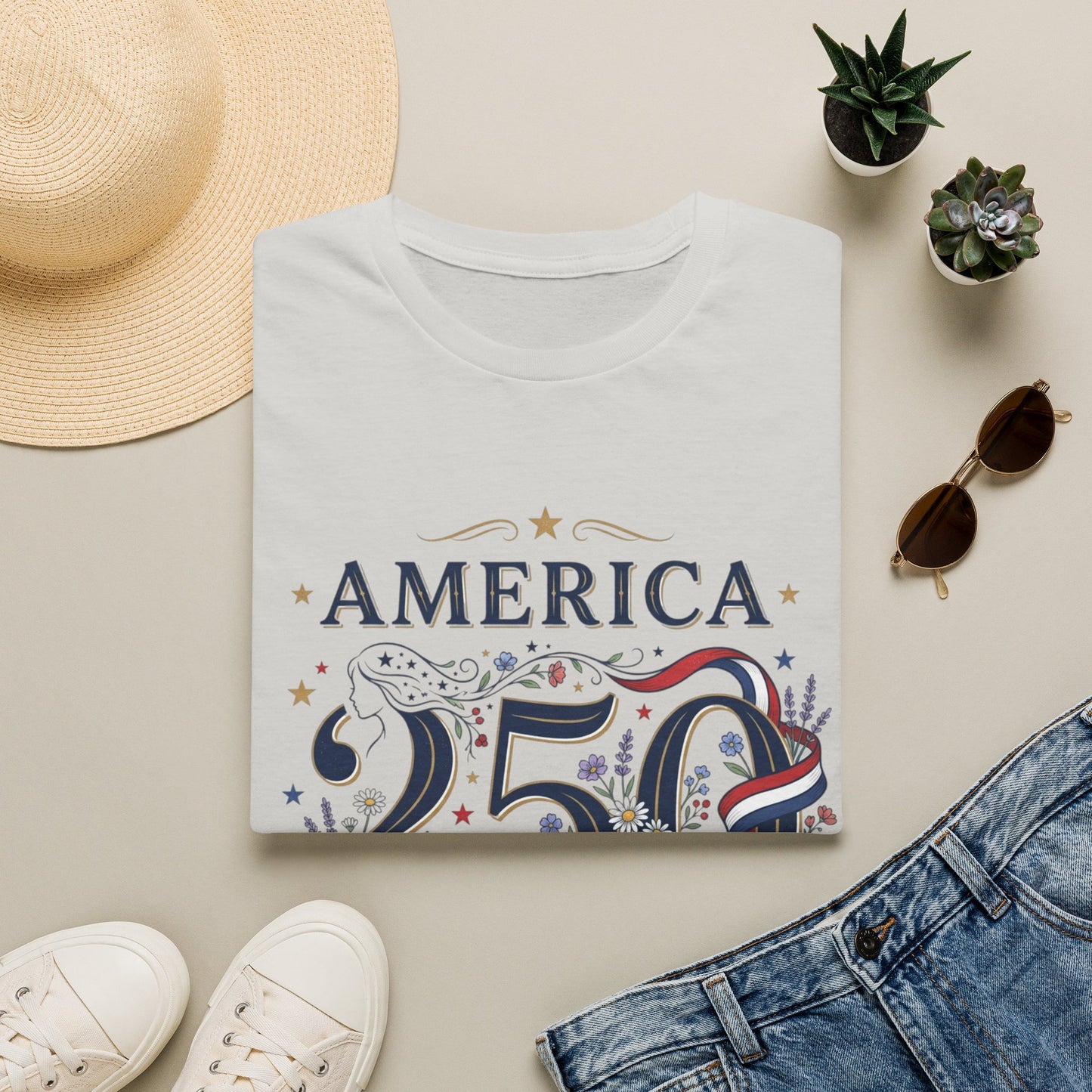 America 250 T-Shirt — 1776-2026 Patriotic Celebration Tee