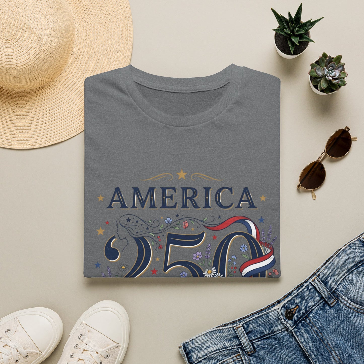 America 250 T-Shirt — 1776-2026 Patriotic Celebration Tee