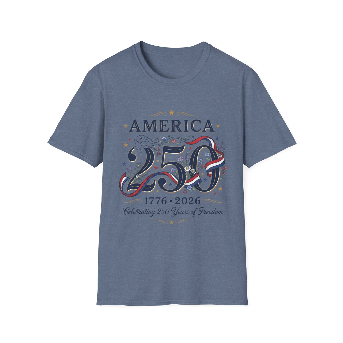 America 250 T-Shirt — 1776-2026 Patriotic Celebration Tee