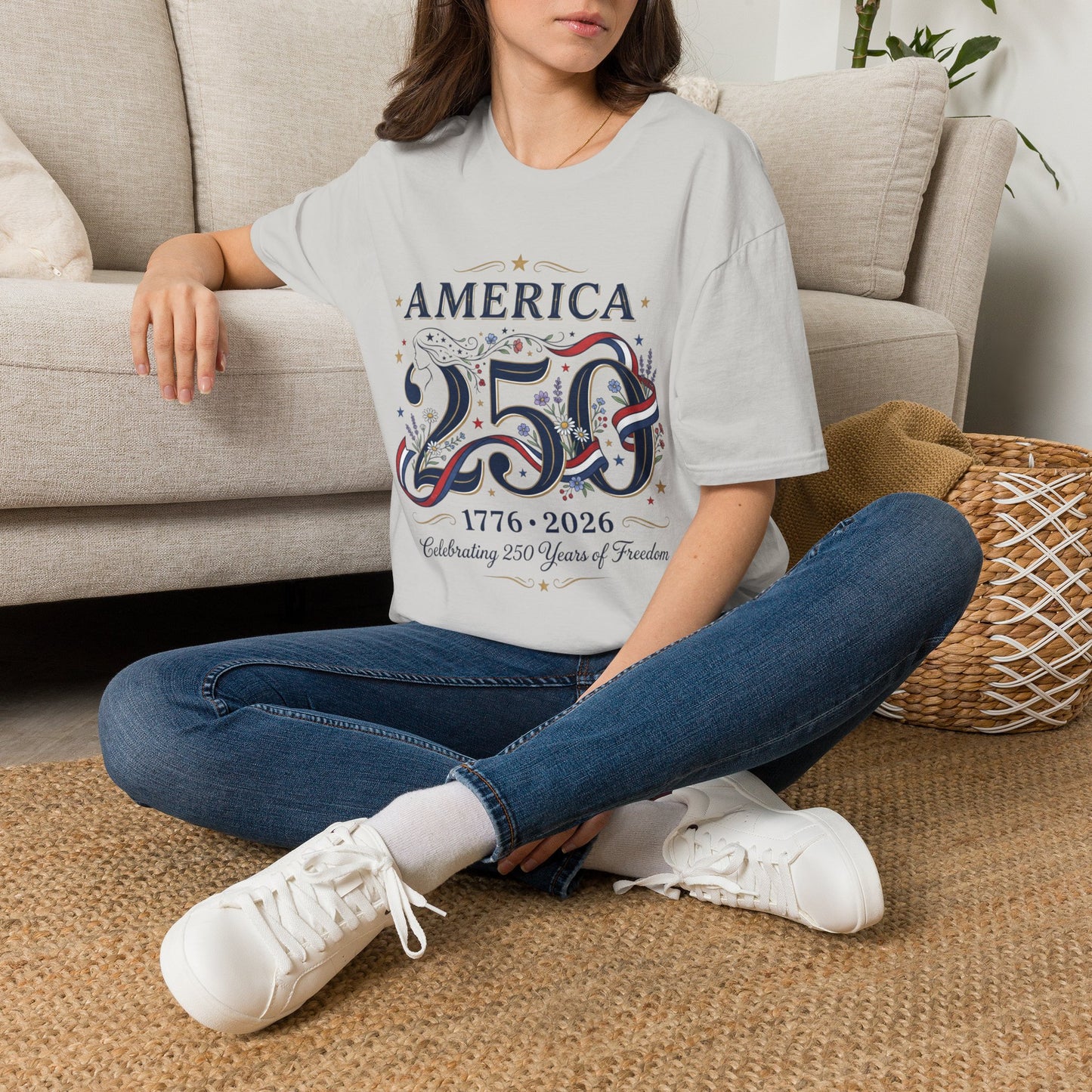 America 250 T-Shirt — 1776-2026 Patriotic Celebration Tee