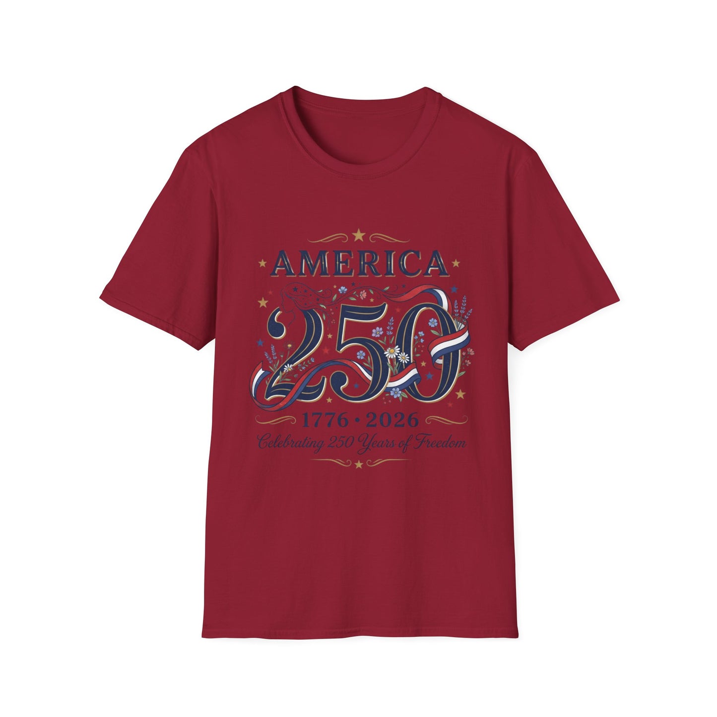 America 250 T-Shirt — 1776-2026 Patriotic Celebration Tee
