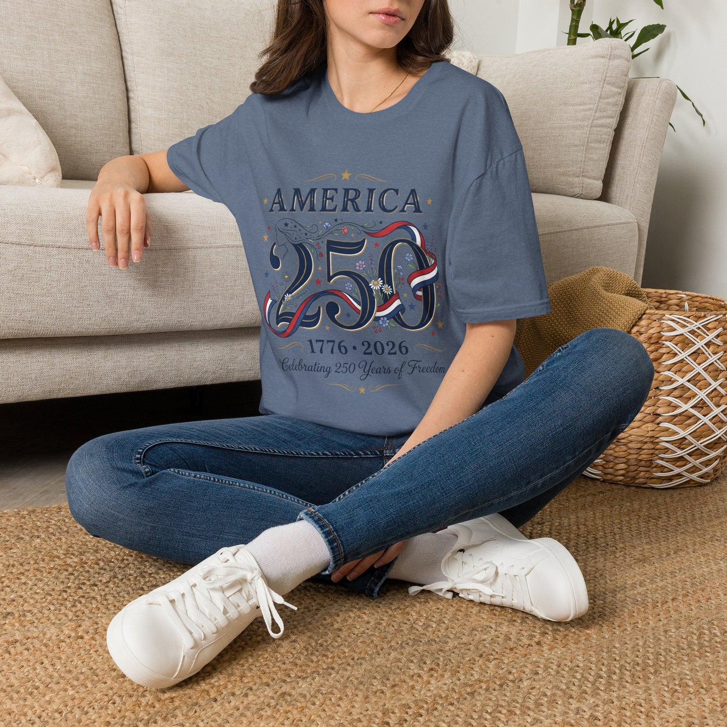 America 250 T-Shirt — 1776-2026 Patriotic Celebration Tee