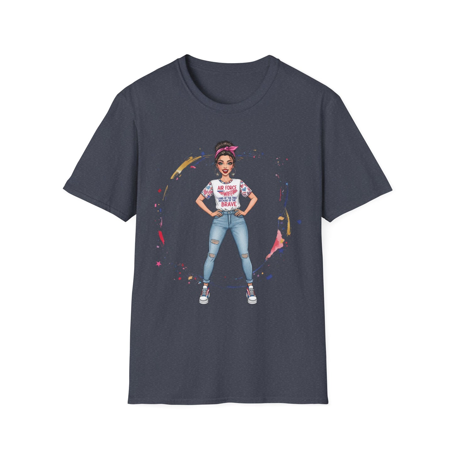 Air Force Wife Illustration T-Shirt