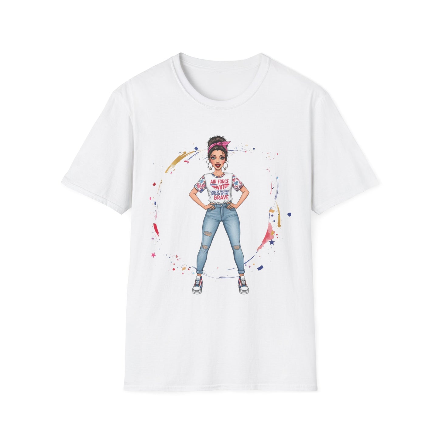 Air Force Wife Illustration T-Shirt