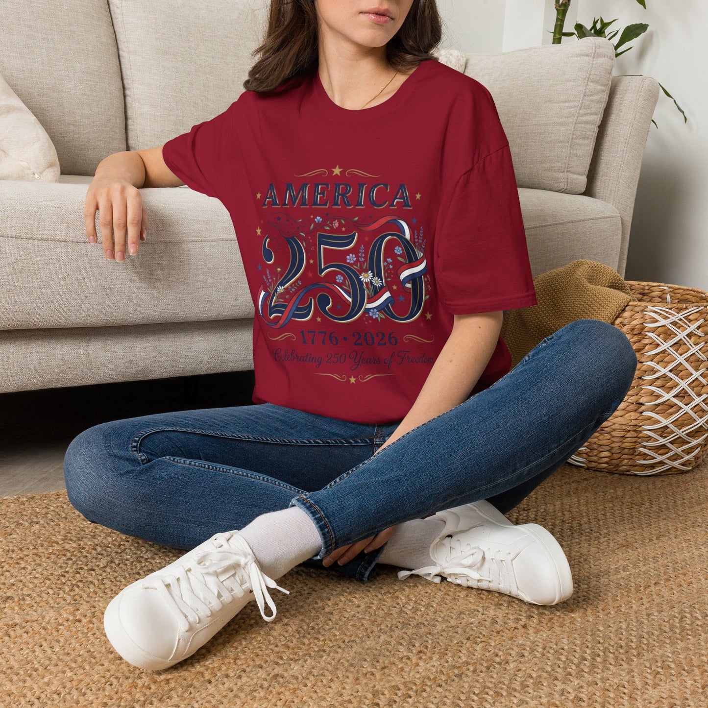 America 250 T-Shirt — 1776-2026 Patriotic Celebration Tee