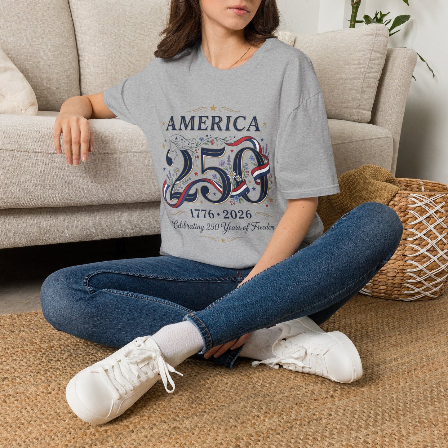 America 250 T-Shirt — 1776-2026 Patriotic Celebration Tee