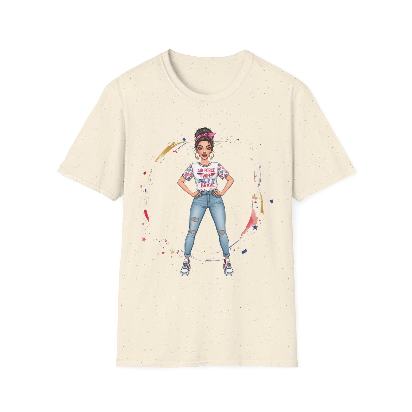 Air Force Wife Illustration T-Shirt